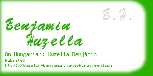 benjamin huzella business card